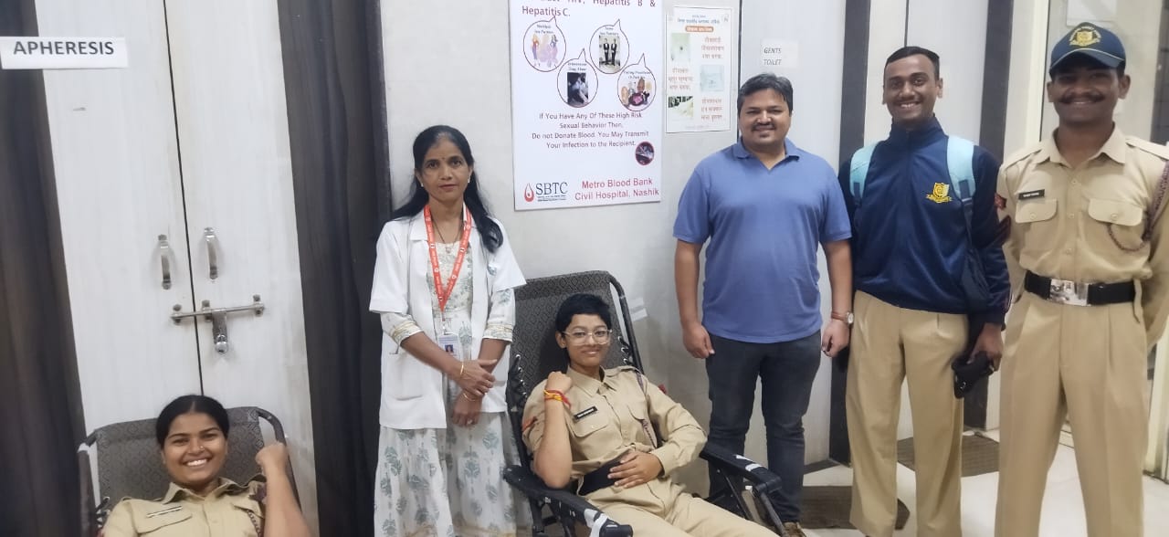 Blood Donation by NCC Cadets